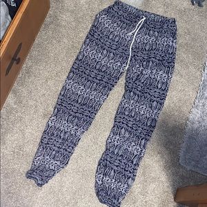 Aztec jogger pants